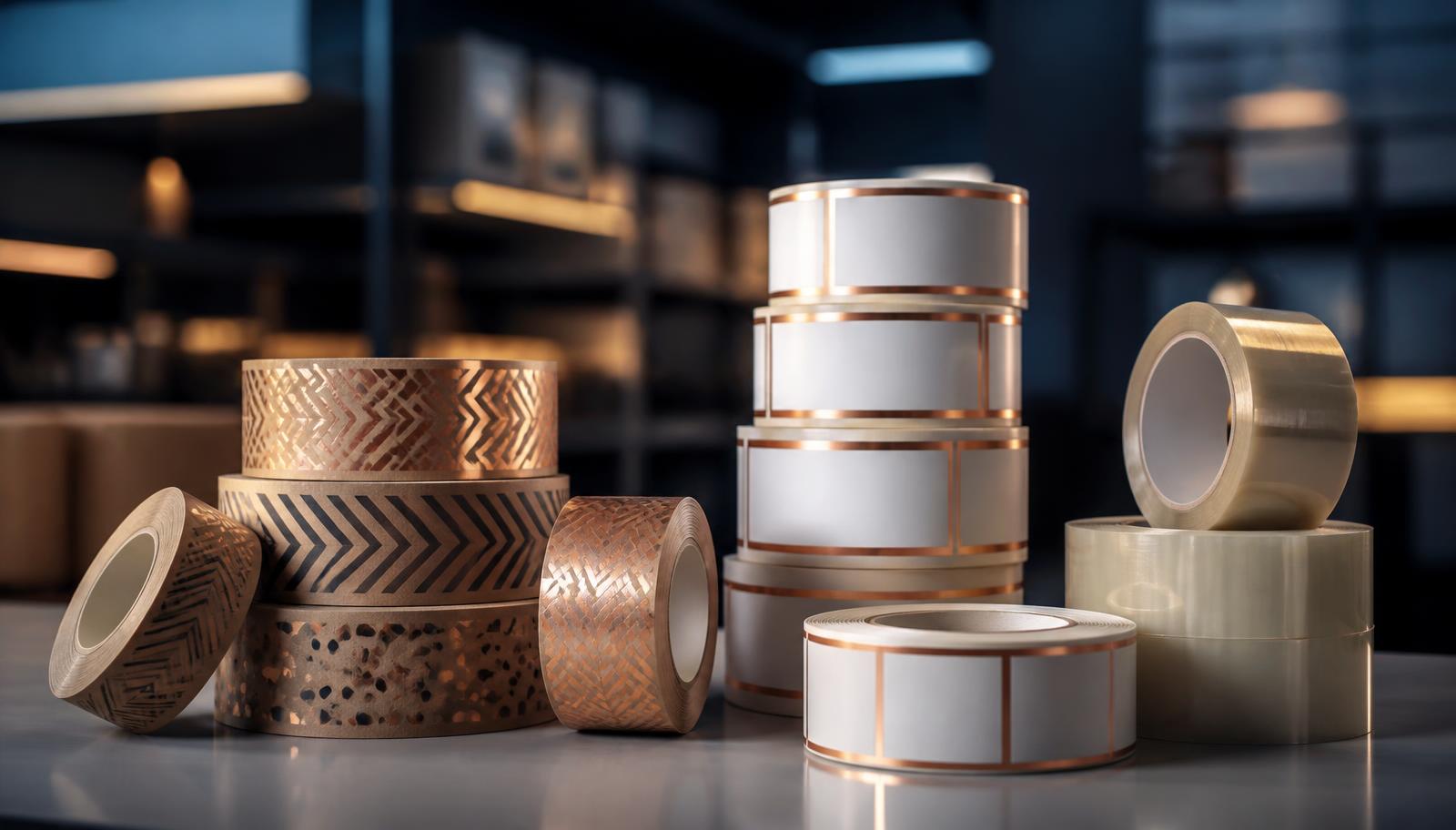 Custom printed labels and packaging materials